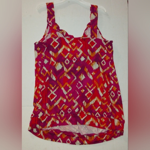 Brand New☆Plus Size LIZ LANGE MATERNITY & Nursing Bright Tank blouse 2X - Picture 9 of 13